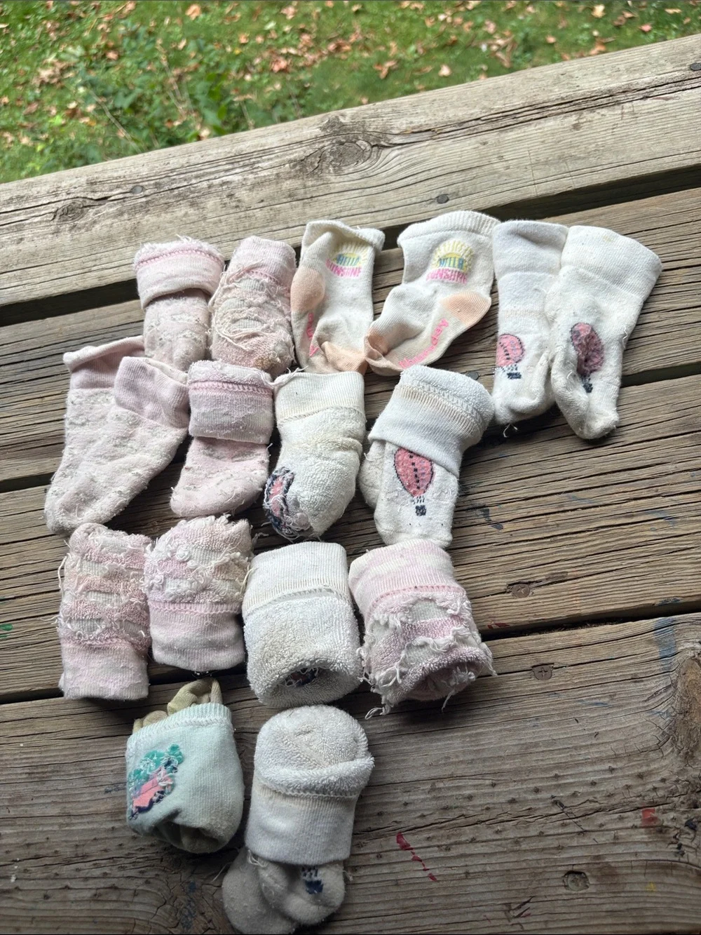 Gymboree Pink Cream Baby socks bundle lot 14 pairs cozy thick fuzzy warm winter